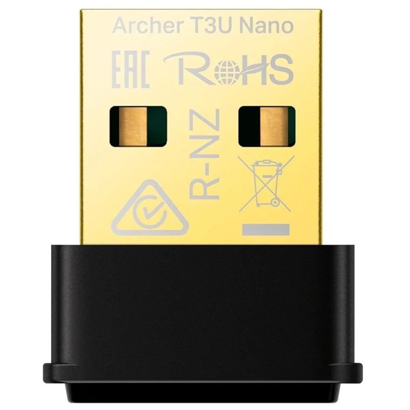 ADAPTADOR USB WIRELESS WI-FI NANO AC1300 5G 867MBPS TP-LINK ARCHER T3UNANO
