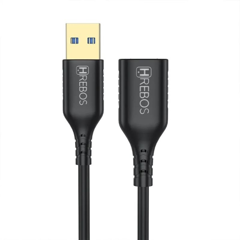 CABO EXTENSOR 3.0 USB MACHO X USB FÊMEA 3 METROS HREBOS CB-094