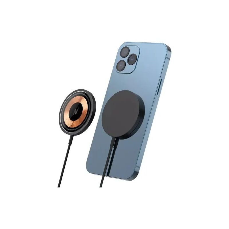 CARREGADOR POR INDUÇÃO MAGNÉTICA RÁPIDO PARA SMARTPHONE 15W ELETROMEX EL-2906