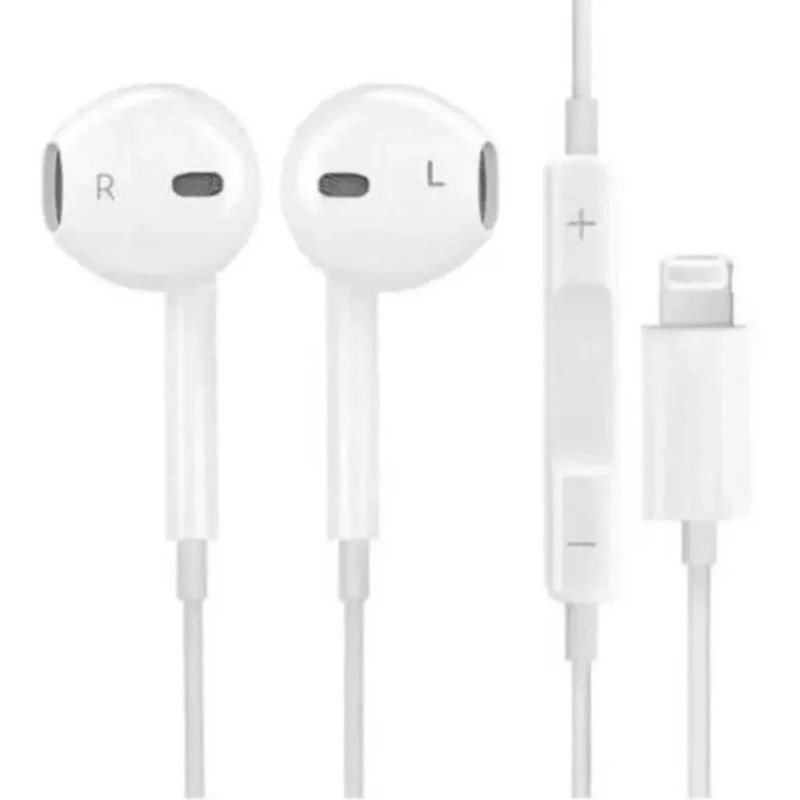 FONE DE OUVIDO COM MICROFONE E FIO LIGHTNING P3 3,5MM FAM FCA-OE12