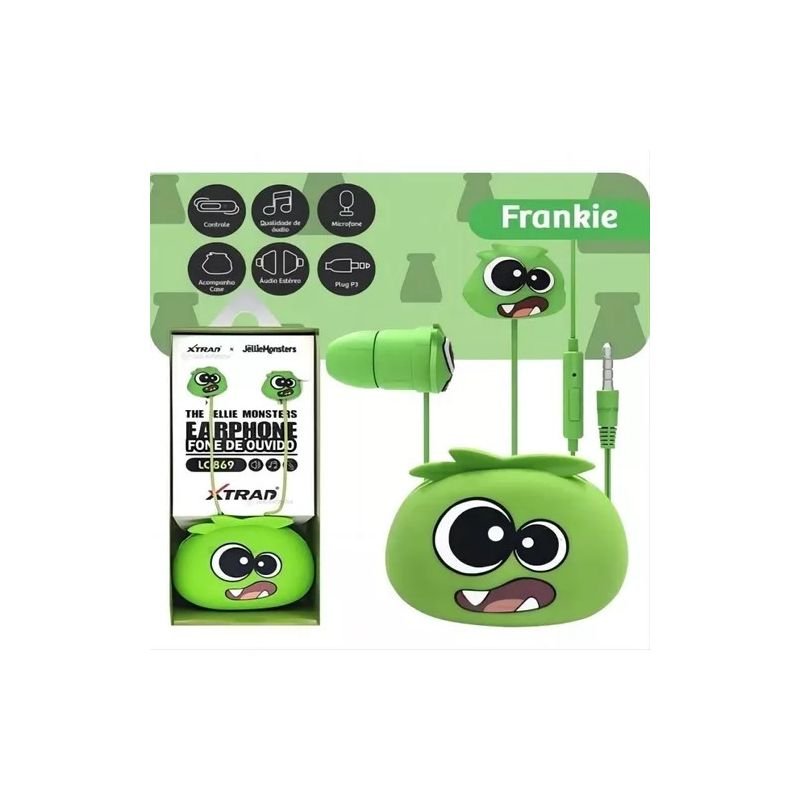 茶豆　ライトグリーンxs Mastertek - Seu Shopping em Informática! - FONE DE OUVIDO INFANTIL