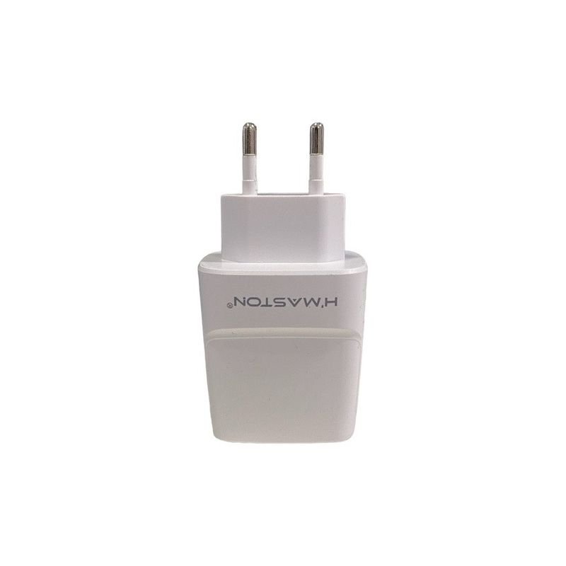 FONTE CARREGADOR RÁPIDO 1 USB 18W + 1 TIPO-C 20W BRANCO HMASTON LR10