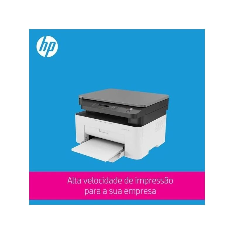 IMPRESSORA MULTIFUNCIONAL LASER HP MFP 135W WIFI IMPRESSÃO PRETO/BRANCO 110V/127V