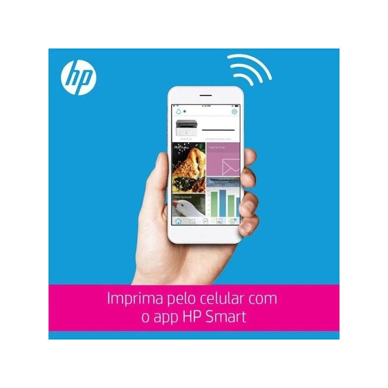 IMPRESSORA MULTIFUNCIONAL LASER HP MFP 135W WIFI IMPRESSÃO PRETO/BRANCO 110V/127V