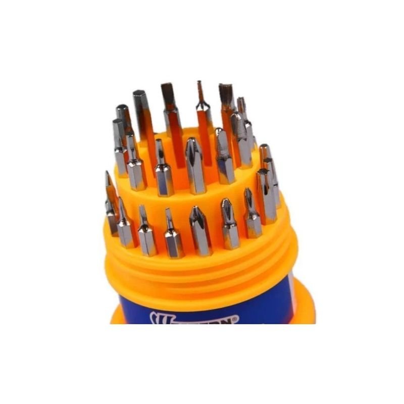 KIT JOGO DE FERRAMENTAS PRECISÃO E PEQUENOS REPAROS COM 31 PEÇAS IT-BLUE LE-1938