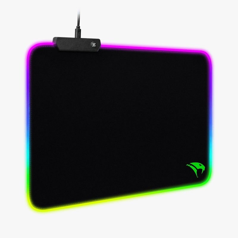 MOUSEPAD GAMER NAJA GRANDE 260X360X3MM COM LED RGB TECIDO EMBORRACHADO VIPER PRO GAMER VI406