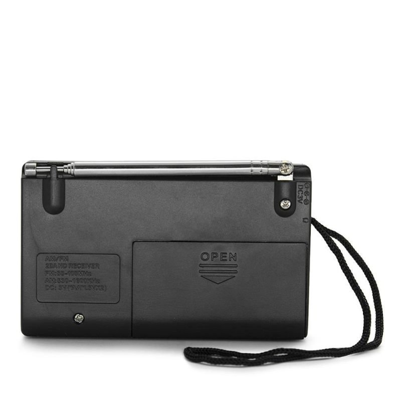 RÁDIO DE BOLSO MINI PORTÁTIL AM/FM + FONE DE OUVIDO LELONG LE-651