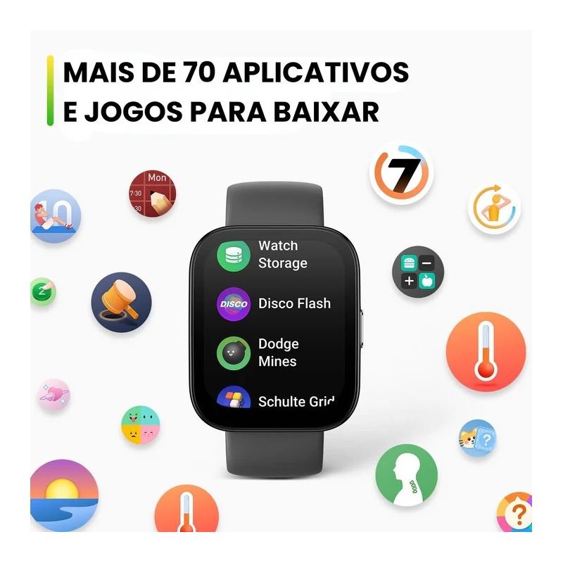 RELÓGIO SMARTWATCH AMAZFIT BIP 5 TAMANHO 1.91' A2215
