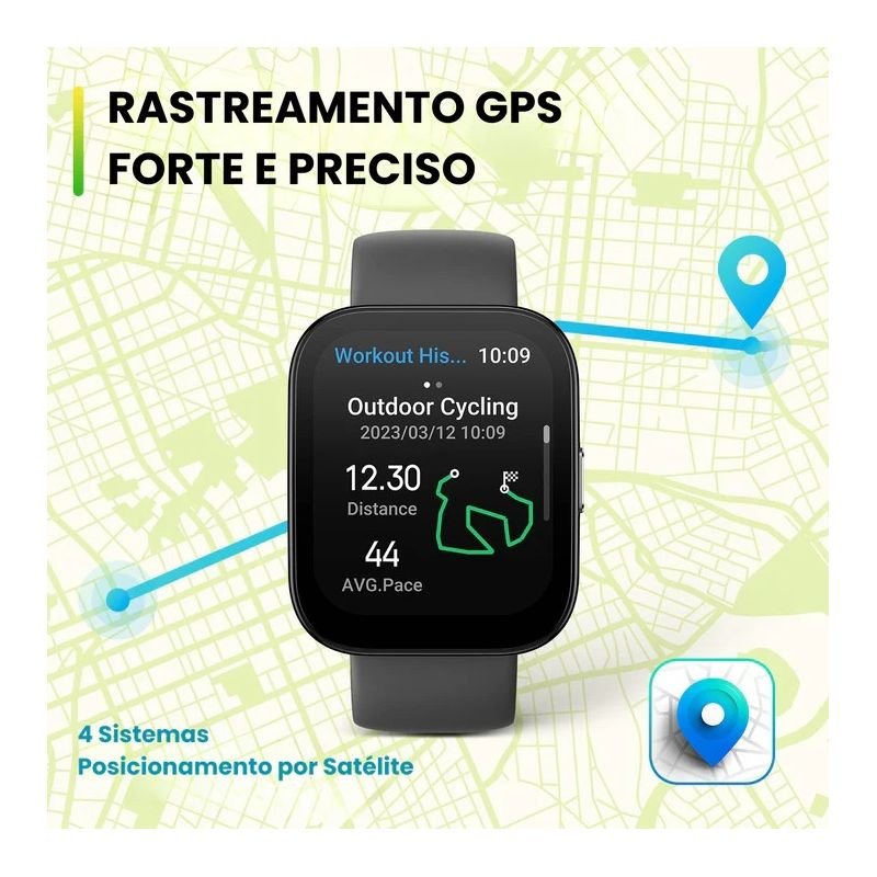RELÓGIO SMARTWATCH AMAZFIT BIP 5 TAMANHO 1.91' A2215