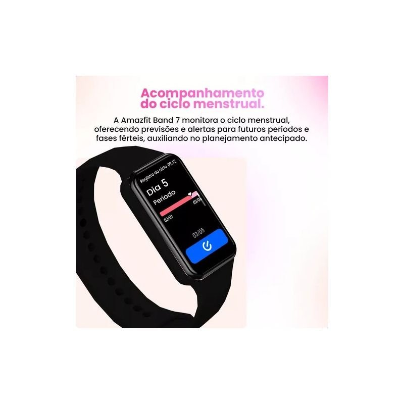 RELÓGIO SMARTWATCH XIAOMI AMAZFIT BAND 7 TAMANHO 1.47'