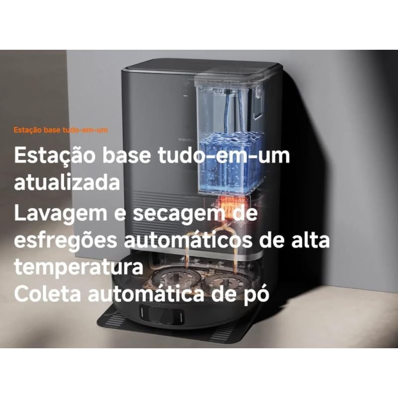ROBÔ ASPIRADOR INTELIGENTE MOP XIAOMI ROBOT VACUUM X20 MAX D109GL