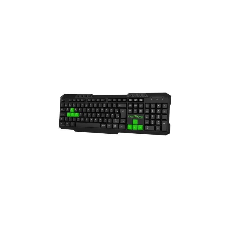 TECLADO GAMER PYTHON COM MEMBRANA VIPER PRO GAMER VI407